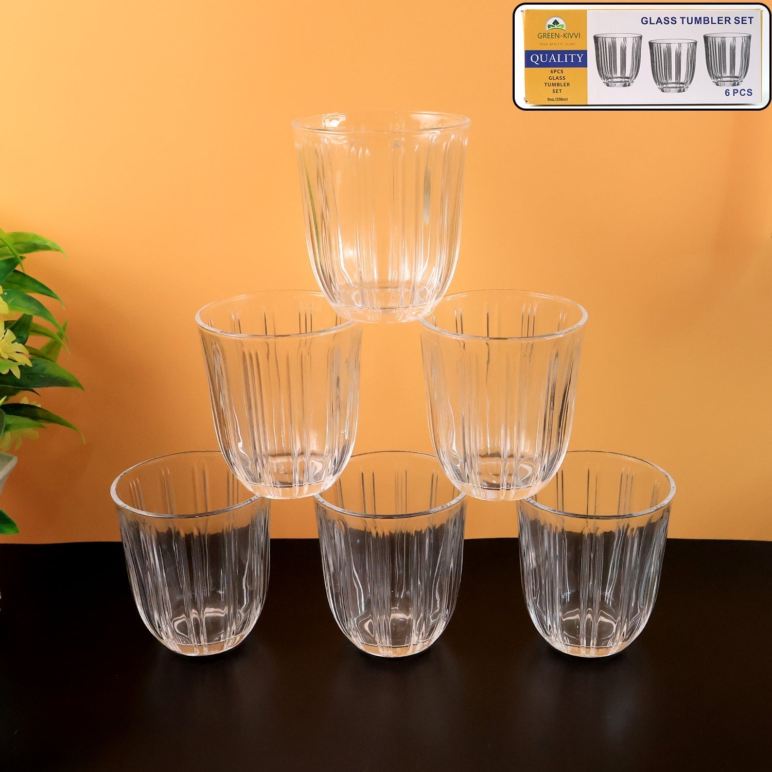 Luxury Clear Glass Tumbler Set Luxury Clear Glass Tumbler Set